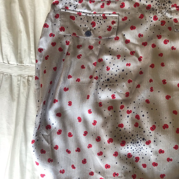 Tulle Pencil Skirt with Poppies - Picture 3 of 10